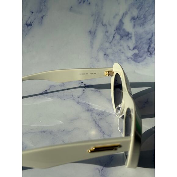 NEW Bottega Veneta BV1284S Ivory Mask Aviator Sunglasses